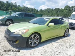 2010 Hyundai Genesis Coupe Grand Touring with VIN KMHHU6KH6AU012429, listed as a Copart auction lot 63928925 with 117,680 mi miles and Clean title. Bid and sale history available at DreamBid. Image 1.