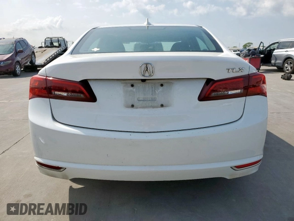 2017 Acura TLX with VIN 19UUB1F34HA002733, listed as a Copart auction lot 51341875 with 184,982 mi miles and Salvage Title. Bid and sale history available at carsss.com. Image 6.