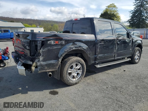 2016 Ford F-150 XLT with VIN 1FTEW1EG6GFC44873, listed as a Copart auction lot 54140285 with 77,076 mi miles and Salvage Title. Bid and sale history available at carsss.com. Image 3.