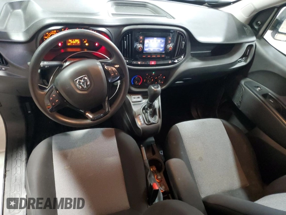 2019 Ram ProMaster City Cargo Tradesman z VIN ZFBHRFAB4K6N15095, wystawiony jako Copart lot #51142275 z przebiegiem 87 409 mil mil oraz Czysty tytuł • Clean title. Historia ofert i sprzedaży dostępna na DreamBid. Obrazek 8.