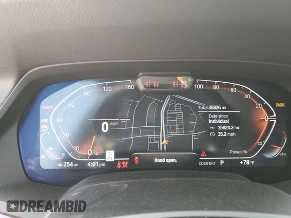 2021 BMW X5 xDrive40i with VIN 5UXCR6C07M9H68711, listed as a Copart auction lot 58984535 with 35,826 mi miles and Salvage title. Bid and sale history available at DreamBid. Image 9.