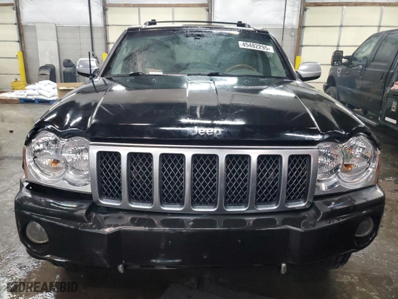 2006 Jeep Grand Cherokee Overland with VIN 1J8HR68266C197645, listed as a Copart auction lot 45482295 with 113,524 mi miles and Clean Title. Bid and sale history available at carsss.com. Image 5.