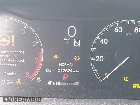 2025 Honda Pilot TrailSport with VIN 5FNYG1H61SB026477, listed as a IAAI auction lot 41471719 with 12,624 mi miles and . Bid and sale history available at DreamBid. Image 15.