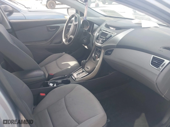 2013 Hyundai Elantra GLS PZEV with VIN KMHDH4AE9DU680860, listed as a IAAI auction lot 41068349 with 74,687 mi miles. Bid and sale history available at carsss.com. Image 5.
