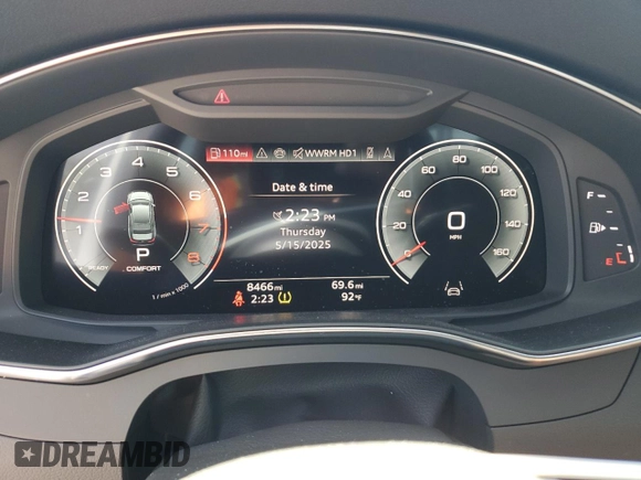 2024 Audi A6 Premium z VIN WAUD3BF24RN012193, wystawiony jako Copart lot #48037505 z przebiegiem 8 466 mil mil oraz Nie do naprawy • Non repairable. Historia ofert i sprzedaży dostępna na DreamBid. Obrazek 9.