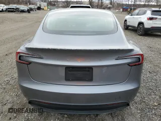 2025 Tesla Model 3 Long Range z VIN 5YJ3E1EA1SF906894, wystawiony jako Copart lot #49925085 z przebiegiem 3 477 mil mil oraz Szkoda całkowita • Salvage title. Historia ofert i sprzedaży dostępna na DreamBid. Obrazek 6.