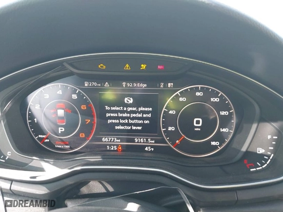 2018 Audi A4 Premium with VIN WAUKMAF40JA224004, listed as a IAAI auction lot 41385902 with 66,773 mi miles. Bid and sale history available at carsss.com. Image 7.