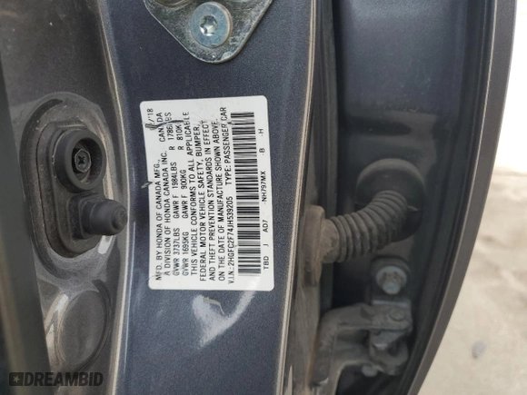 2018 Honda Civic Sedan EX with VIN 2HGFC2F74JH539205, listed as a Copart auction lot 50910385 with 100,304 mi miles and Salvage Title. Bid and sale history available at carsss.com. Image 12.