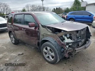 2012 Honda Pilot EX-L with VIN 5FNYF4H56CB012913, listed as a Copart auction lot 81341244 with 207,287 mi miles and Non Repairable. Bid and sale history available at DreamBid. Image 4.