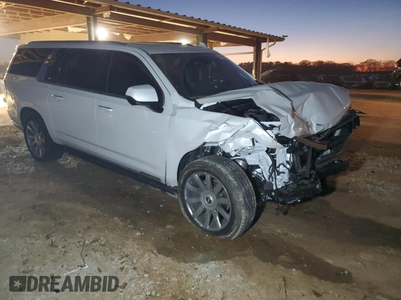 2024 Cadillac Escalade ESV 4WD Premium Luxury Platinum z VIN 1GYS4MKL5RR266838, wystawiony jako Copart lot #41866695 z przebiegiem 7 147 mil mil oraz Szkoda całkowita • Salvage title. Historia ofert i sprzedaży dostępna na DreamBid. Obrazek 4.