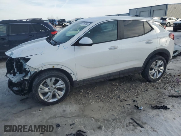 2024 Buick Encore GX Preferred with VIN KL4AMCSLXRB008491, listed as a Copart auction lot 42607855 with 15,524 mi miles and Salvage title. Bid and sale history available at DreamBid. Image 1.
