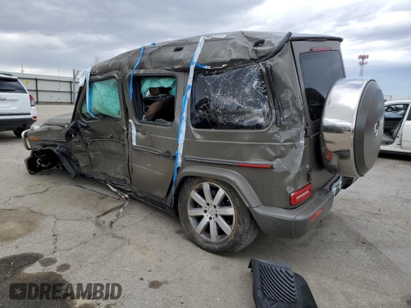 2020 Mercedes-Benz G 550 z VIN W1NYC6BJ0LX344757, wystawiony jako Copart lot #43869145 z przebiegiem Nie podano mil oraz Szkody całkowita. Historia ofert i sprzedaży dostępna na DreamBid. Obrazek 2.