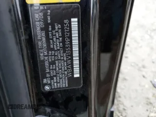 2009 BMW 3 Series 328i with VIN WBAWV13539P121258, listed as a Copart auction lot 85754404 with 94,373 mi miles and Salvage Title. Bid and sale history available at carsss.com. Image 12.
