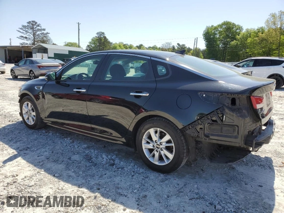2016 Kia Optima LX with VIN 5XXGT4L38GG112895, listed as a Copart auction lot 52201095 with 117,689 mi miles and Salvage Title. Bid and sale history available at carsss.com. Image 2.