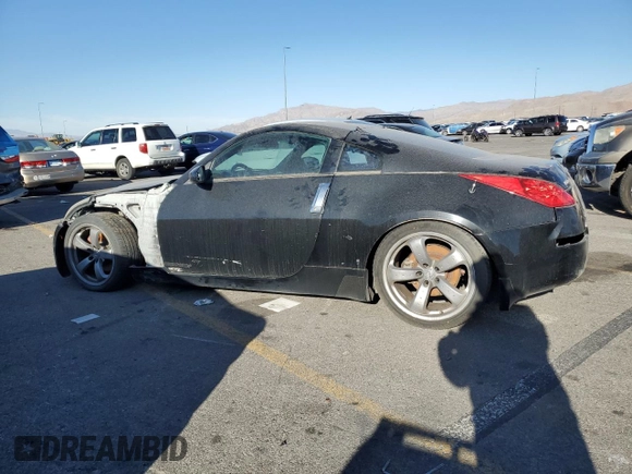 2007 Nissan 350Z with VIN JN1BZ34D27M504021, listed as a Copart auction lot 84696534 with 142,104 mi miles and Salvage Title. Bid and sale history available at DreamBid. Image 2.