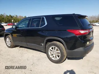 2019 Chevrolet Traverse LS with VIN 1GNERFKW5KJ317552, listed as a Copart auction lot 46930225 with 134,081 mi miles and Salvage Title. Bid and sale history available at carsss.com. Image 2.
