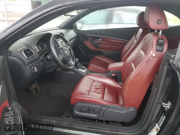 2013 Volkswagen Eos Lux with VIN WVWFW8AH3DV005858, listed as a Copart auction lot 51748545 with 76,624 mi miles and Salvage Title. Bid and sale history available at DreamBid. Image 7.