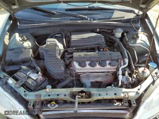 2004 Honda Civic VP with VIN 2HGES16344H621297, listed as a Copart auction lot 43352445 with 215,976 mi miles and Salvage Title. Bid and sale history available at carsss.com. Image 11.