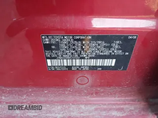 2008 Toyota RAV4 with VIN JTMZD33V885101032, listed as a IAAI auction lot 41800506 with 270,109 mi miles. Bid and sale history available at carsss.com. Image 9.
