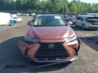 2025 Lexus NX 350h Luxury with VIN 2T2HKCEZ6SC041792, listed as a IAAI auction lot 42568589 with 13,469 mi miles and . Bid and sale history available at DreamBid. Image 12.