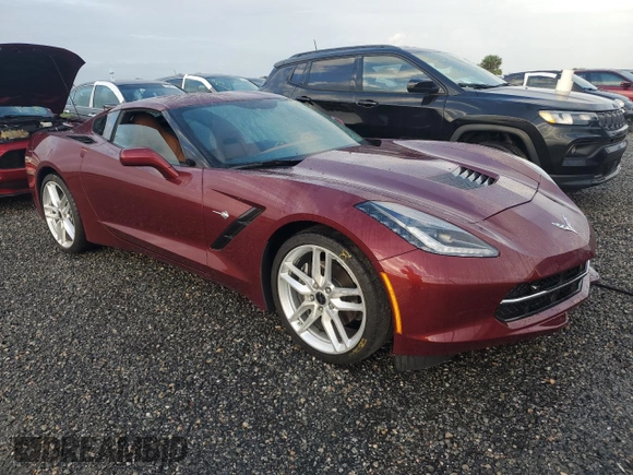 2018 Chevrolet Corvette 2LT with VIN 1G1YD2D79J5105109, listed as a Copart auction lot 74131274 with 13,690 mi miles and Non Repairable. Bid and sale history available at carsss.com. Image 4.