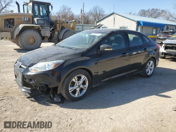 2014 Ford Focus SE with VIN 1FADP3F20EL182320, listed as a Copart auction lot 48985215 with 102,201 mi miles and Salvage Title. Bid and sale history available at carsss.com. Image 1.