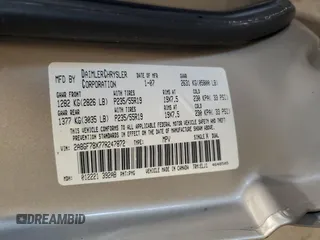 2007 Chrysler Pacifica Limited z VIN 2A8GF78X77R247872, wystawiony jako Copart lot #55961375 z przebiegiem 134 252 mil mil oraz Szkoda całkowita • Salvage title. Historia ofert i sprzedaży dostępna na DreamBid. Obrazek 14.