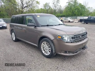 2019 Ford Flex SEL z VIN 2FMHK6C84KBA21223, wystawiony jako IAAI lot #42149767 z przebiegiem 82 748 mil mil oraz . Historia ofert i sprzedaży dostępna na DreamBid. Obrazek 1.