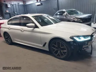 2023 BMW 5 Series 530i xDrive with VIN WBA13BJ07PWY05259, listed as a IAAI auction lot 41510228 with 9,746 mi miles. Bid and sale history available at carsss.com. Image 14.