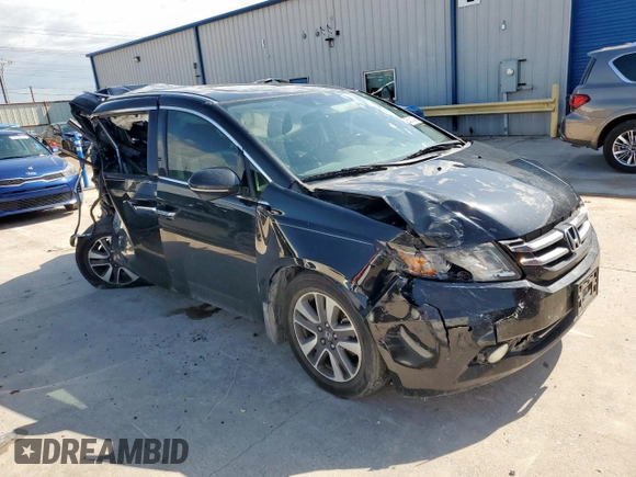 2016 Honda Odyssey Touring Elite with VIN 5FNRL5H93GB146838, listed as a Copart auction lot 54314345 with 171,479 mi miles and Salvage Title. Bid and sale history available at carsss.com. Image 4.