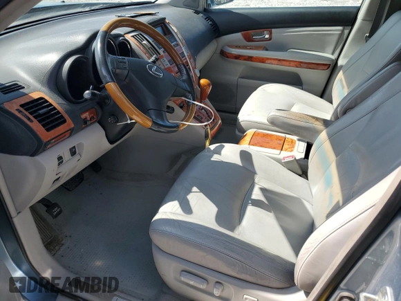 2004 Lexus RX 330 with VIN 2T2HA31U34C022407, listed as a Copart auction lot 52998415 with 147,717 mi miles and Salvage Title. Bid and sale history available at DreamBid. Image 7.