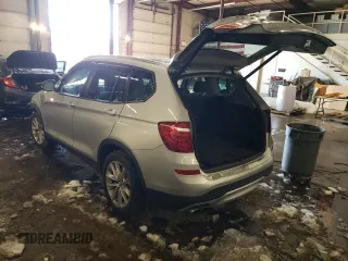 2017 BMW X3 xDrive28i with VIN 5UXWX9C56H0T11329, listed as a Copart auction lot 44760645 with 147,089 mi miles and Salvage Title. Bid and sale history available at DreamBid. Image 2.