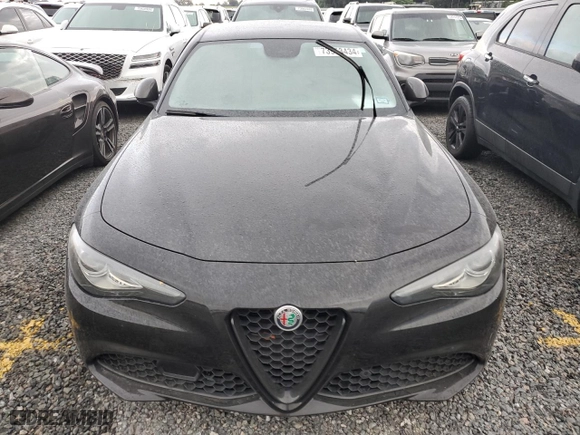 2019 Alfa Romeo Giulia with VIN ZARFAMAN4K7622772, listed as a Copart auction lot 73953434 with 0 mi miles and Salvage Title. Bid and sale history available at carsss.com. Image 5.