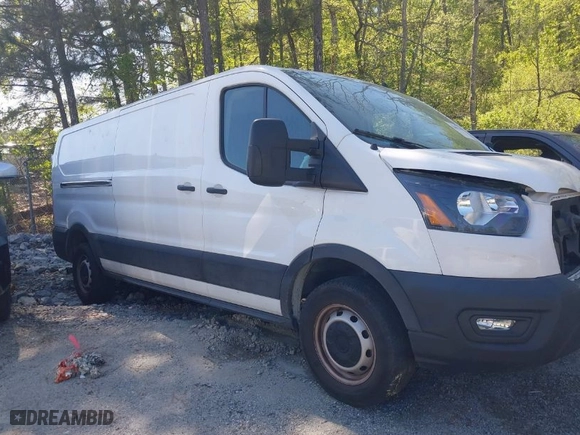 2021 Ford Transit Cargo Van with VIN 1FTBR1Y88MKA76509, listed as a IAAI auction lot 42005100 with 34,029 mi miles. Bid and sale history available at carsss.com. Image 13.