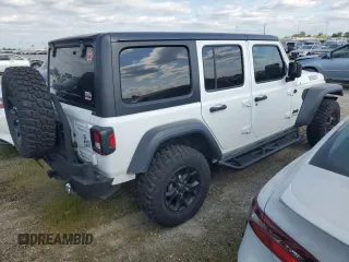 2020 Jeep Wrangler Unlimited Sport S z VIN 1C4HJXDN4LW190062, wystawiony jako Copart lot #52569425 z przebiegiem 31 958 mil mil oraz Szkoda całkowita • Salvage title. Historia ofert i sprzedaży dostępna na DreamBid. Obrazek 3.