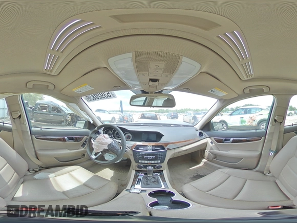 2014 Mercedes-Benz C 250 Sport with VIN WDDGF4HB7EG254898, listed as a Copart auction lot 53920835 with 142,607 mi miles and Salvage Title. Bid and sale history available at DreamBid. Image 14.