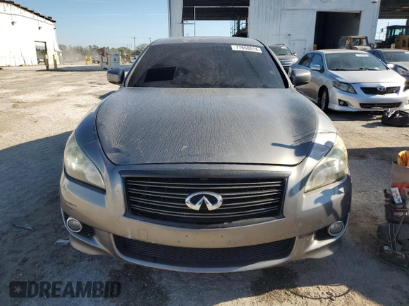 2013 Infiniti M37 with VIN JN1BY1AR9DM604703, listed as a Copart auction lot 77650014 with 104,675 mi miles and Salvage Title. Bid and sale history available at carsss.com. Image 5.