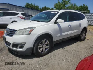 2015 Chevrolet Traverse LT z VIN 1GNKVHKD0FJ321197, wystawiony jako Copart lot #57335825 z przebiegiem 235 976 mil mil oraz Czysty tytuł • Clean title. Historia ofert i sprzedaży dostępna na DreamBid. Obrazek 1.