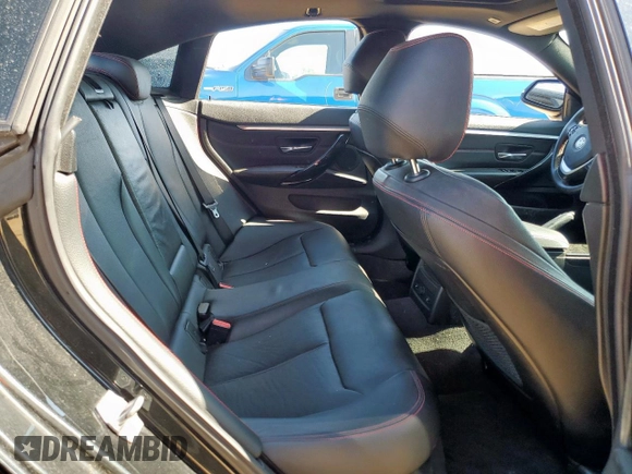 2015 BMW 4 Series 428i xDrive with VIN WBA4C9C58FG135373, listed as a Copart auction lot 58545155 with 122,732 mi miles and Salvage title. Bid and sale history available at DreamBid. Image 10.