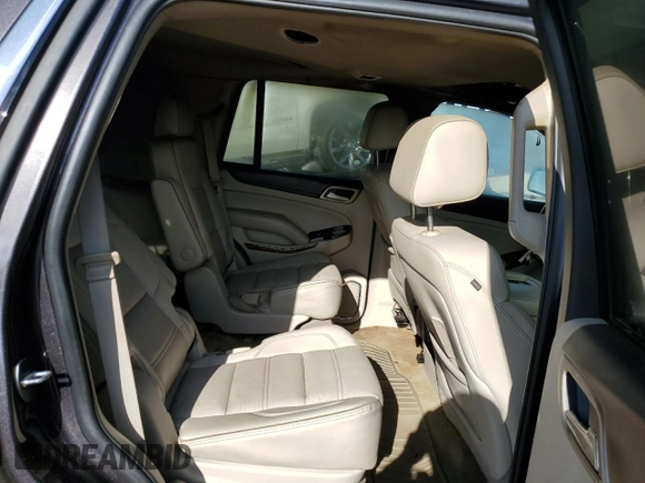2015 GMC Yukon Denali with VIN 1GKS2CKJ9FR727818, listed as a Copart auction lot 50410655 with 0 mi miles and Salvage Title. Bid and sale history available at carsss.com. Image 11.
