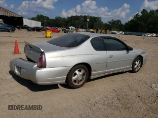 2004 Chevrolet Monte Carlo SS with VIN 2G1WX12K249117173, listed as a Copart auction lot 58361374 with 142,062 mi miles and Salvage Title. Bid and sale history available at carsss.com. Image 3.