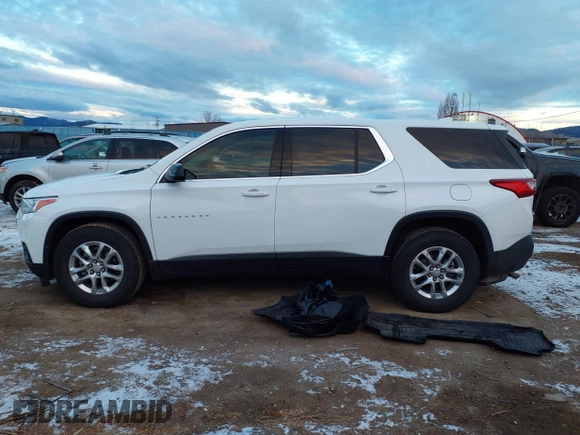 2020 Chevrolet Traverse LS with VIN 1GNEVFKW9LJ302128, listed as a IAAI auction lot 41033122 with 44,539 mi miles. Bid and sale history available at carsss.com. Image 14.