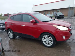 2013 Hyundai Tucson GLS with VIN KM8JU3AC8DU683546, listed as a IAAI auction lot 41956167 with 141,510 mi miles. Bid and sale history available at carsss.com. Image 13.