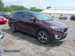 2017 Kia Sorento EX z VIN 5XYPHDA51HG289386, wystawiony jako IAAI lot #42419455 z przebiegiem 146 464 mil mil oraz . Historia ofert i sprzedaży dostępna na DreamBid. Obrazek 1.