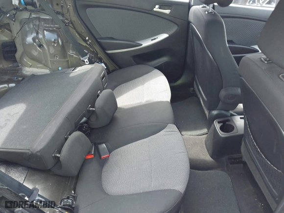 2014 Hyundai Accent GS with VIN KMHCT5AE3EU193249, listed as a IAAI auction lot 41973614 with 136,655 mi miles. Bid and sale history available at carsss.com. Image 8.