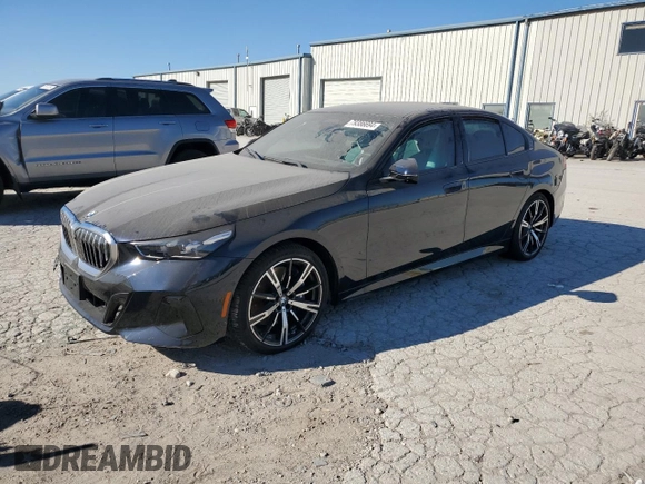 2024 BMW 5 Series 540i xDrive with VIN WBA63FJ00RCS64587, listed as a Copart auction lot 79386694 with 0 mi miles and Salvage Title. Bid and sale history available at carsss.com. Image 1.