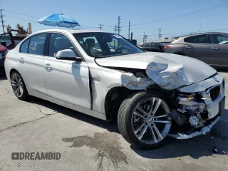 2017 BMW 3 Series 330i with VIN WBA8B9C39HK885321, listed as a Copart auction lot 52543705 with 18,349 mi miles and Salvage Title. Bid and sale history available at carsss.com. Image 4.