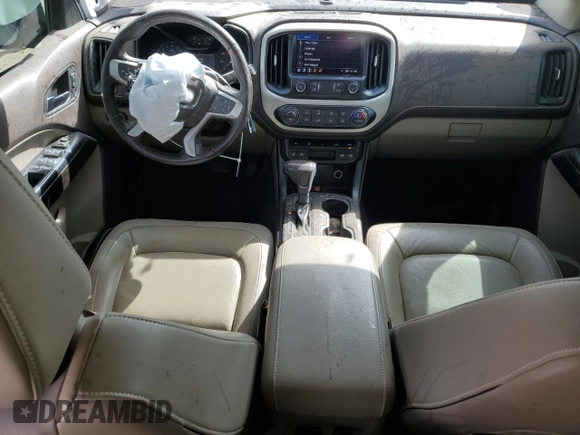 2020 GMC Canyon 4WD SLT with VIN 1GTG6DEN3L1229537, listed as a Copart auction lot 51296315 with 63,240 mi miles and Salvage Title. Bid and sale history available at carsss.com. Image 8.