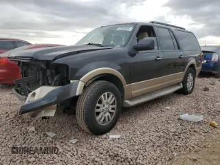 2013 Ford Expedition EL XLT with VIN 1FMJK1J55DEF19967, listed as a Copart auction lot 42805695 with 185,378 mi miles and Salvage Title. Bid and sale history available at carsss.com. Image 1.