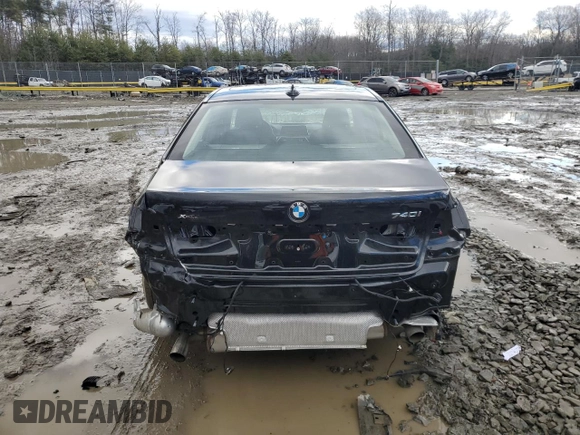 2019 BMW 7 Series 740i xDrive with VIN WBA7E4C51KGV70367, listed as a Copart auction lot 37604423 with 19,447 mi miles. Bid and sale history available at carsss.com. Image 6.